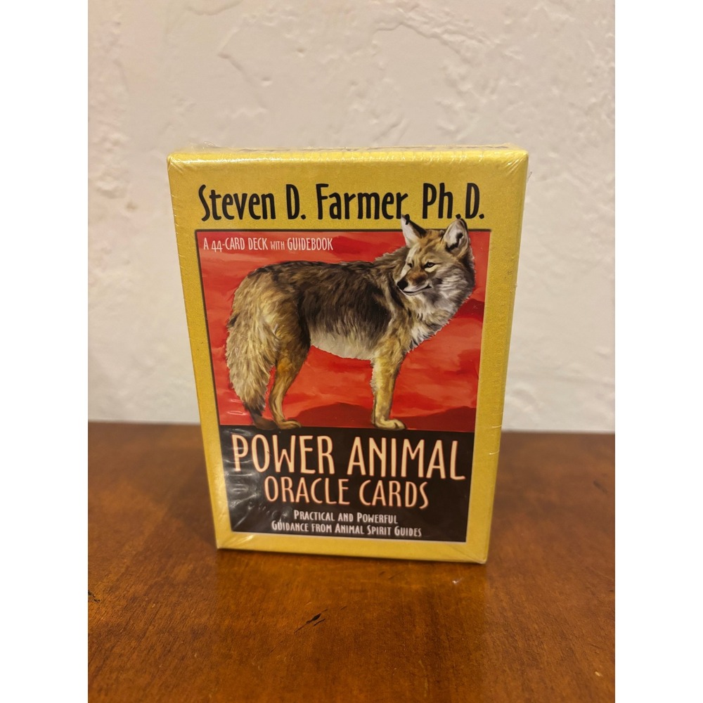 Power Animal Oracle Cards Steven D Farmer 44 Card Deck Guidebook Hay House New